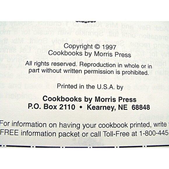 Recipes Remembrances Cookbook Spiral Bound Tennessee Church Recipe Collection - Picture 3 of 9